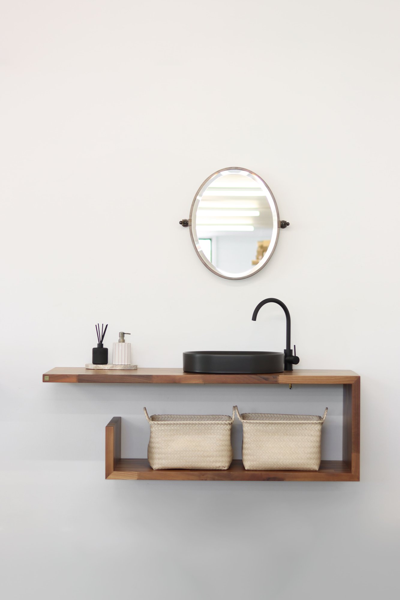 Cascade wood vanity