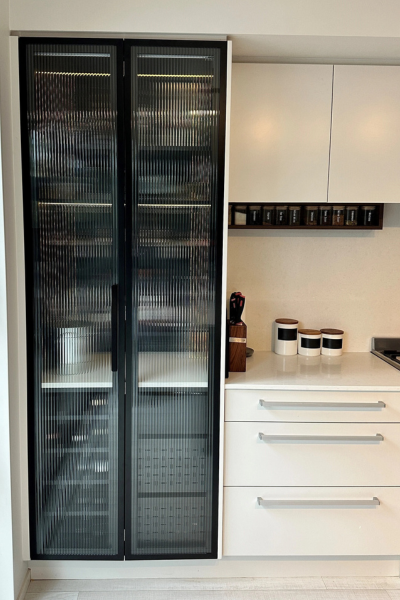 Squareline aluminium kitchen cabinet doors