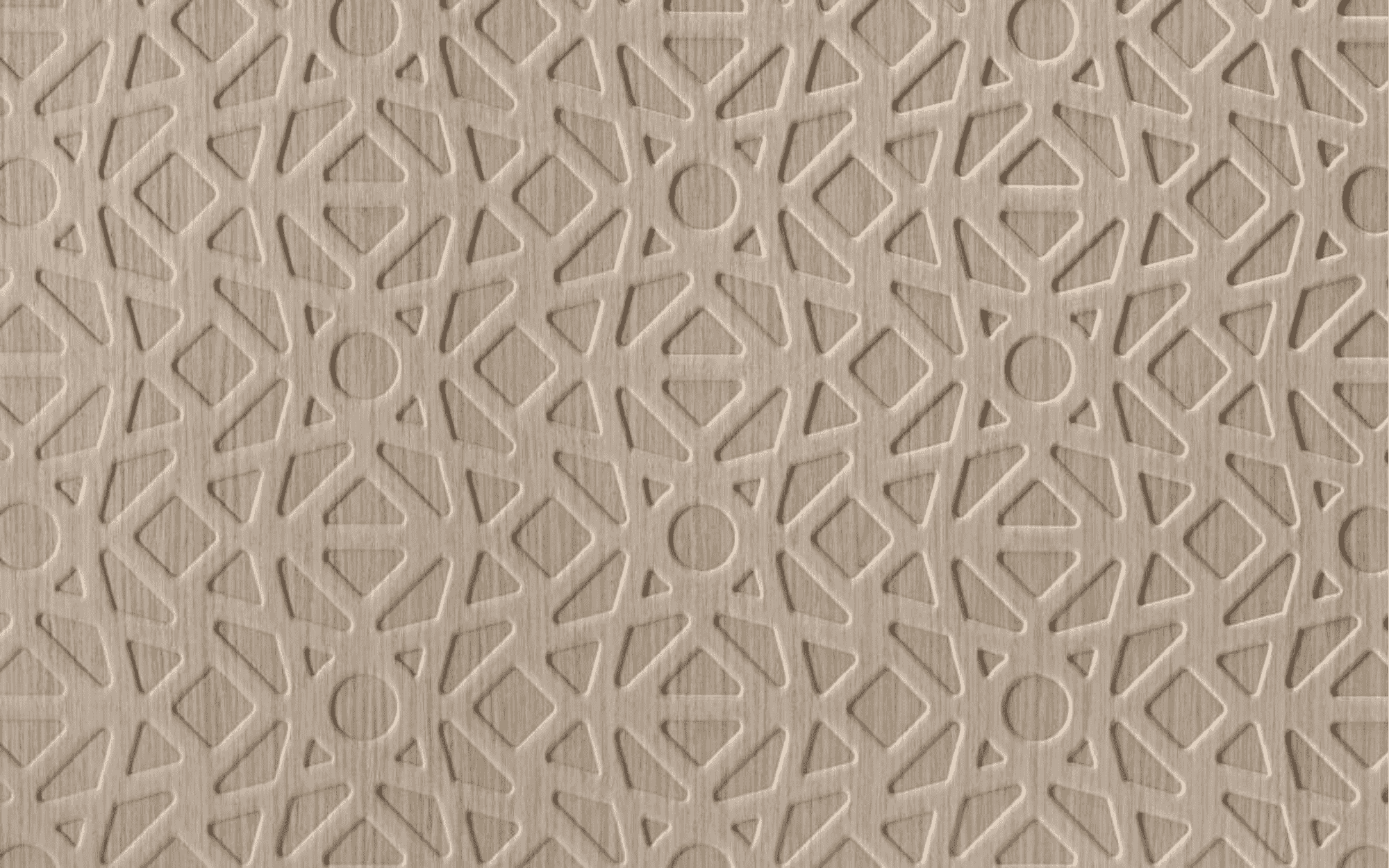 Move W - geometric wood veneer
